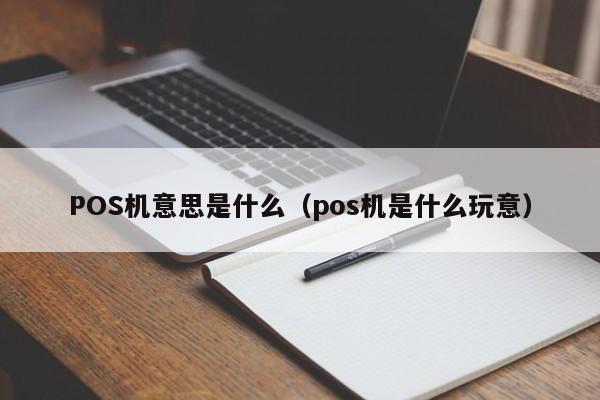 POS机意思是什么（pos机是什么玩意）